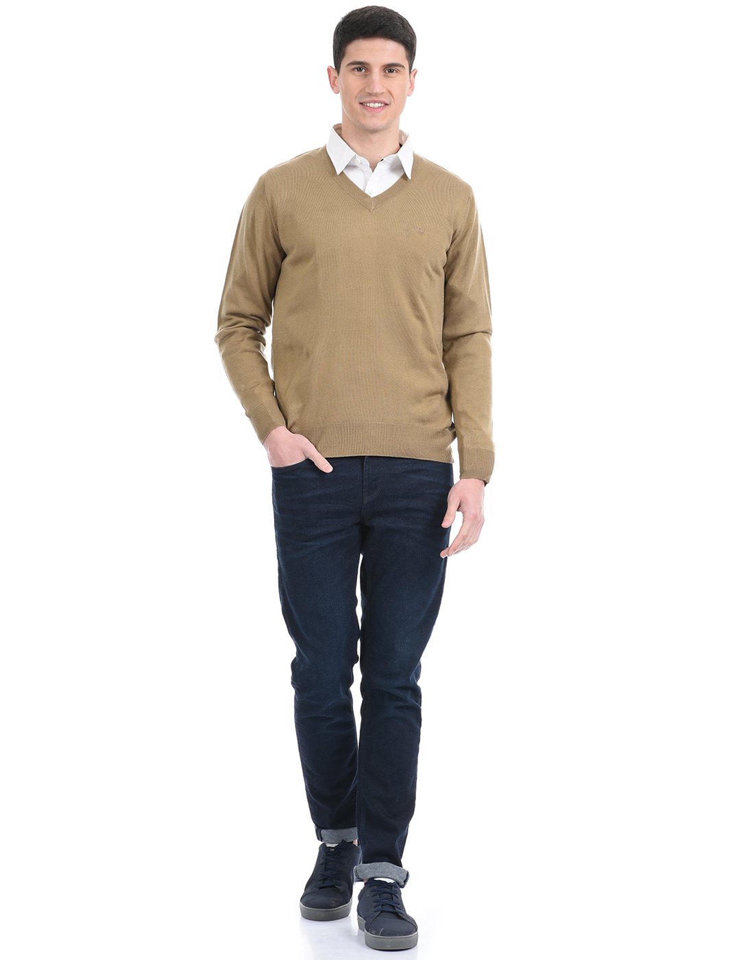 Cloak & Decker by Monte Carlo Men Brown Pullover